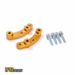 Rear brake caliper adapter from BMW E36/5 to E46 328, 330 brake disc
