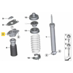 Individual Racing Parts - IRP Rear shock mounts with MS bearings BMW FX, GX for coilovers graphic